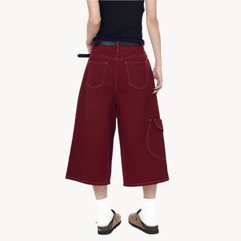 Black Vintage Baggy Denim Shorts – High Waist Streetwear